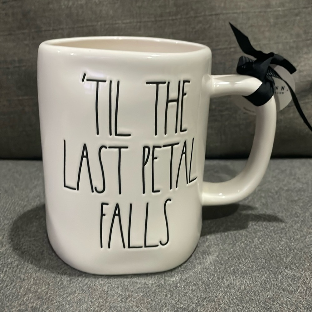 Rae Dunn Princess Til The Last Petal Falls Beauty and The Beast Mug